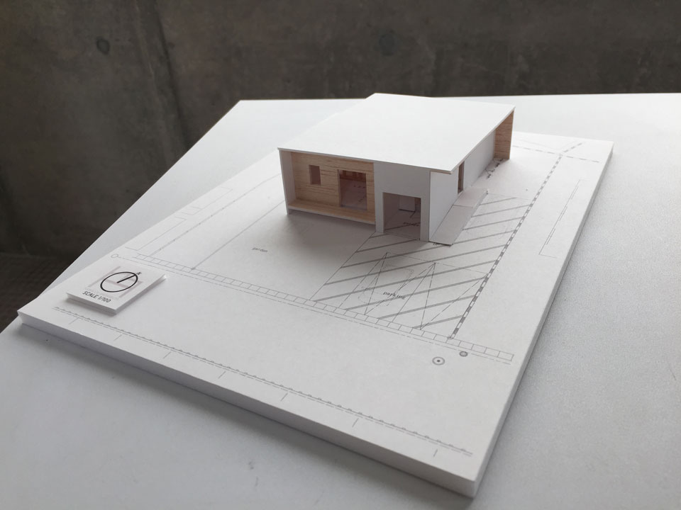 ys-house 模型制作 外観