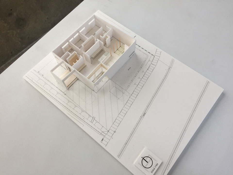 住宅設計　模型　間取り