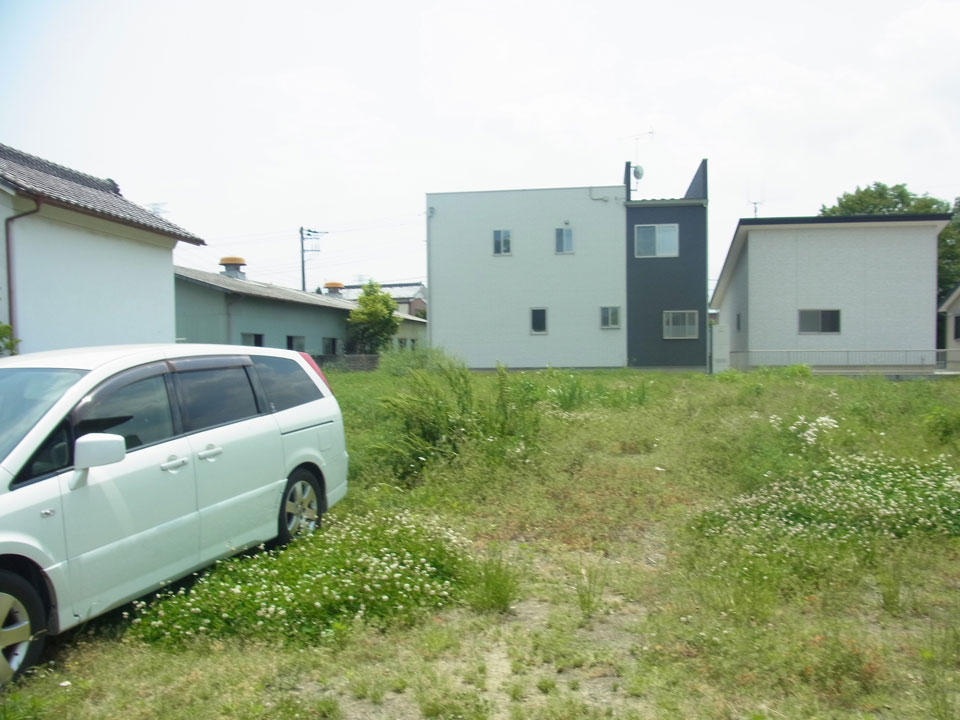 住宅の敷地調査 北側道路