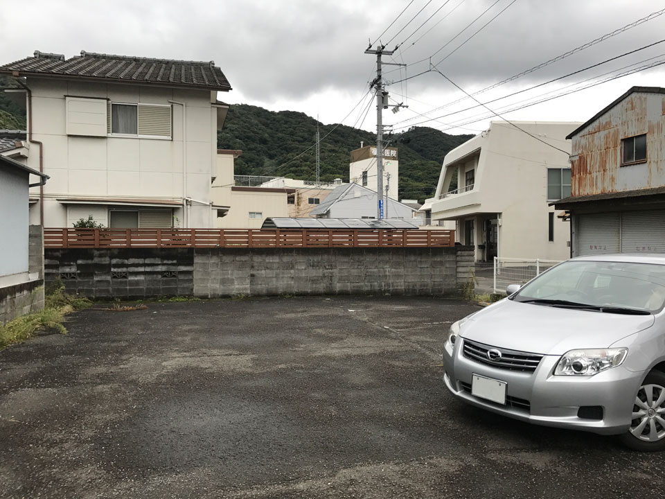 眉山の見える眺望の良い敷地