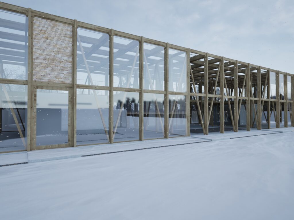 雪に包まれた静謐な建築の詩学