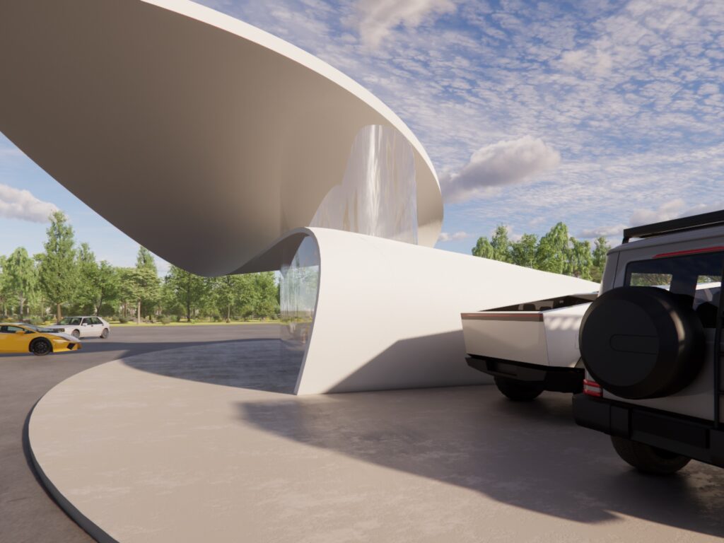 SILENT ARC │ ナーブス形状が生む、漂うような建築の気配
