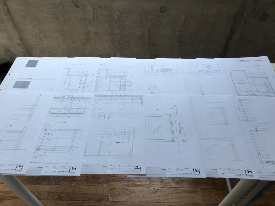 ショールームの設計図書