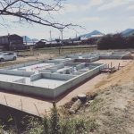 基礎立上りコンクリート打設