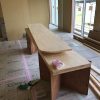 集成材カウンターの現場検討