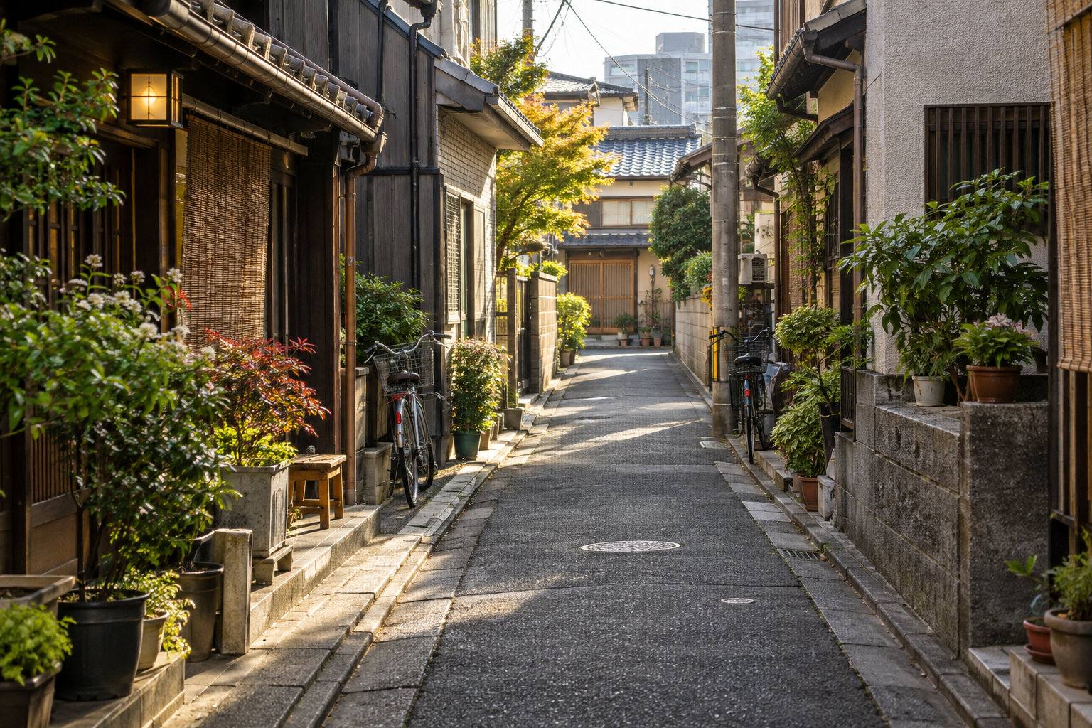 路地が紡ぐ人間スケールの都市空間
