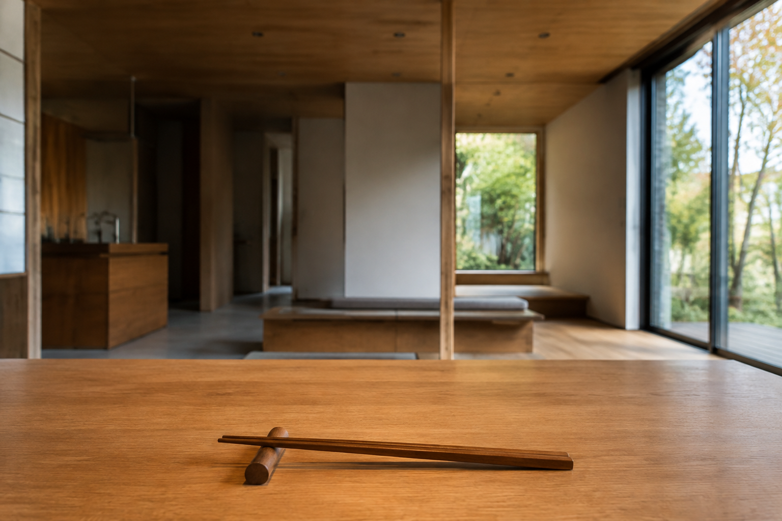 本質から逆算する設計——「箸はシンプルだから多機能だ」という建築の哲学