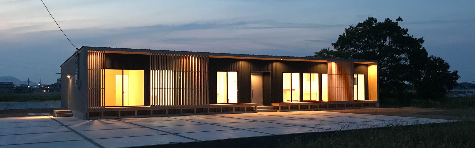 建築実績一覧 — KK3 HOUSE(高松市三谷町・二世帯の平屋)代表画像