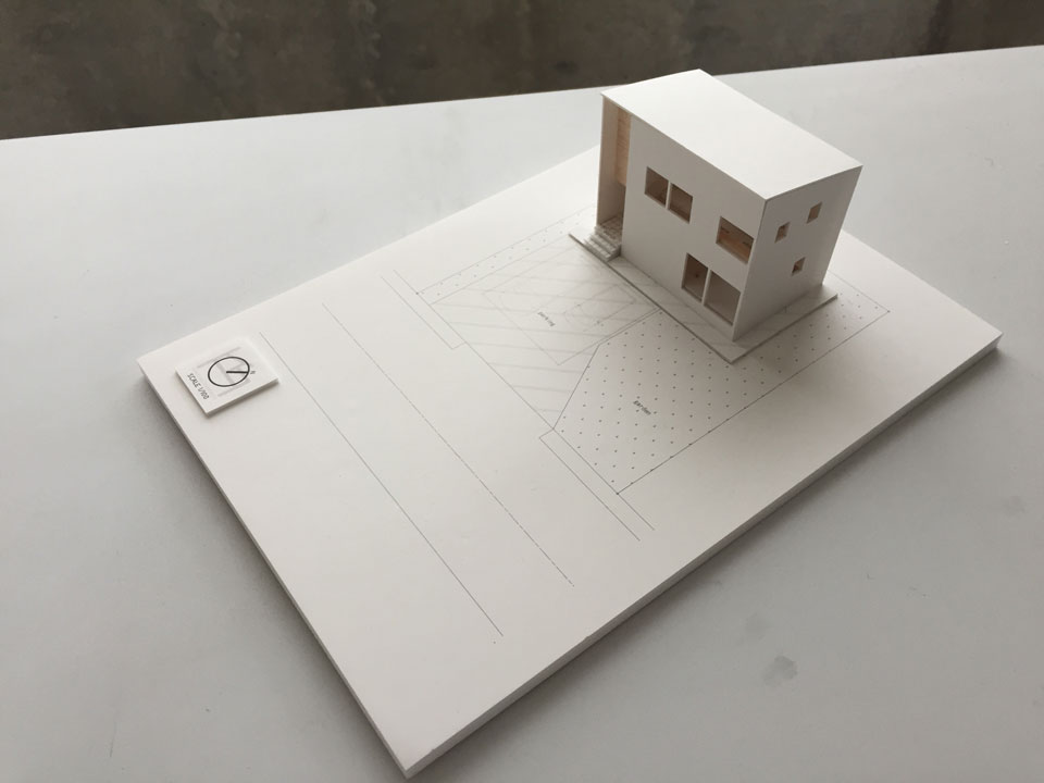 住宅模型　外観模型
