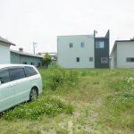 住宅の敷地調査 北側道路