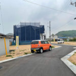 岡山県倉敷に建つビルトインガレージの家