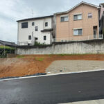 愛知高低差のある分譲敷地に建つの家