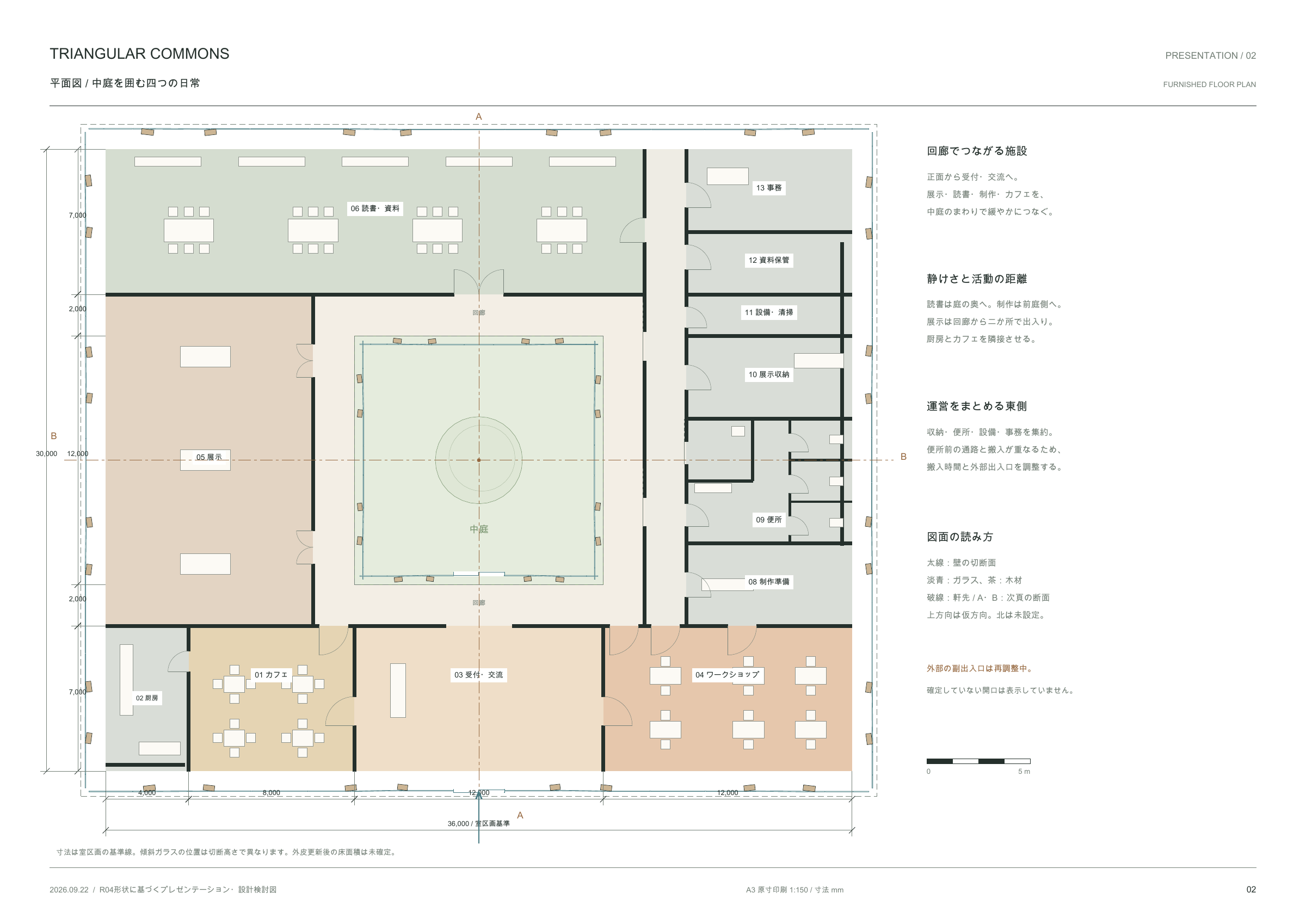 居場所のつながりの設計検討図