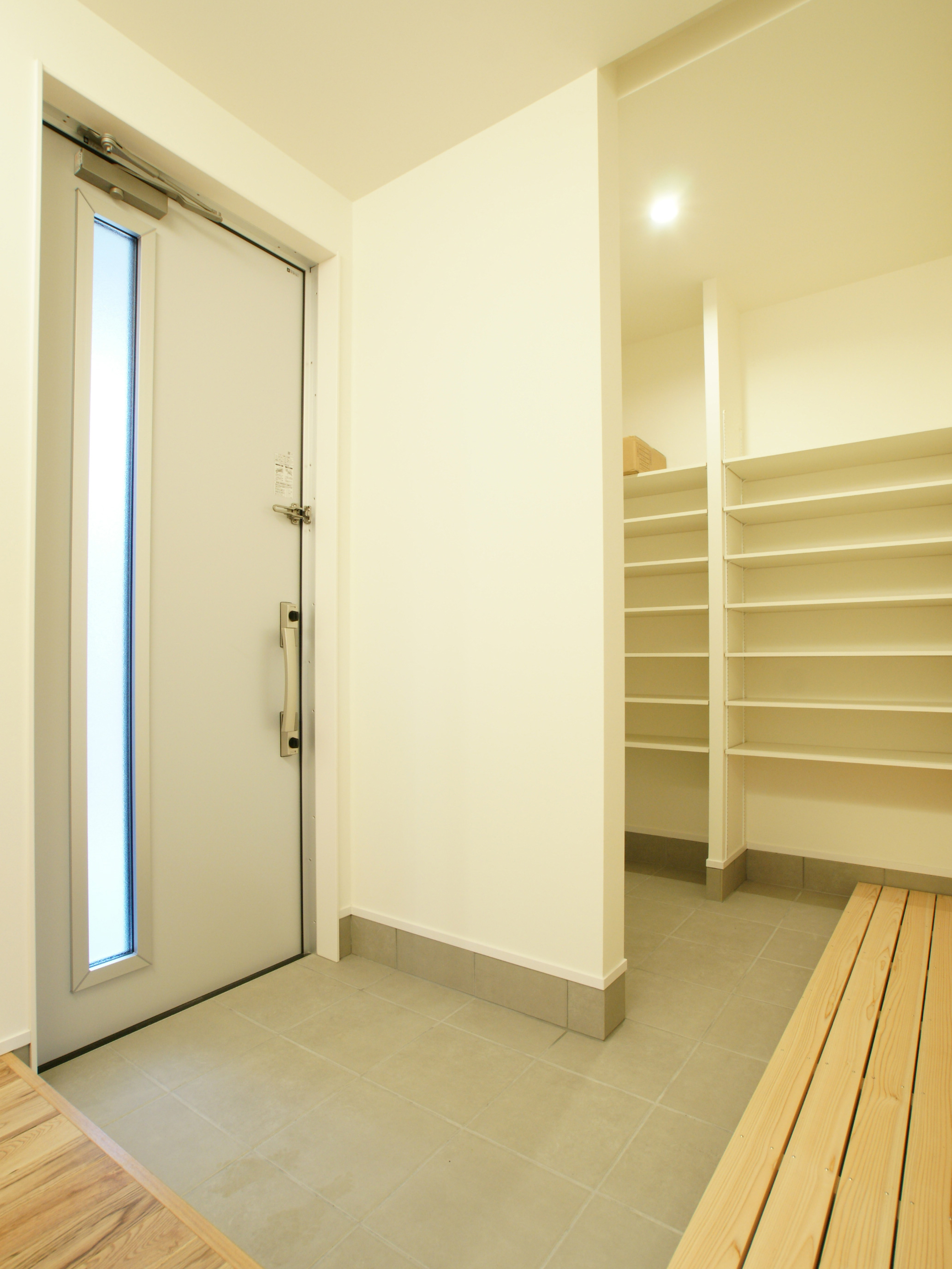 Horizontal window to mountains