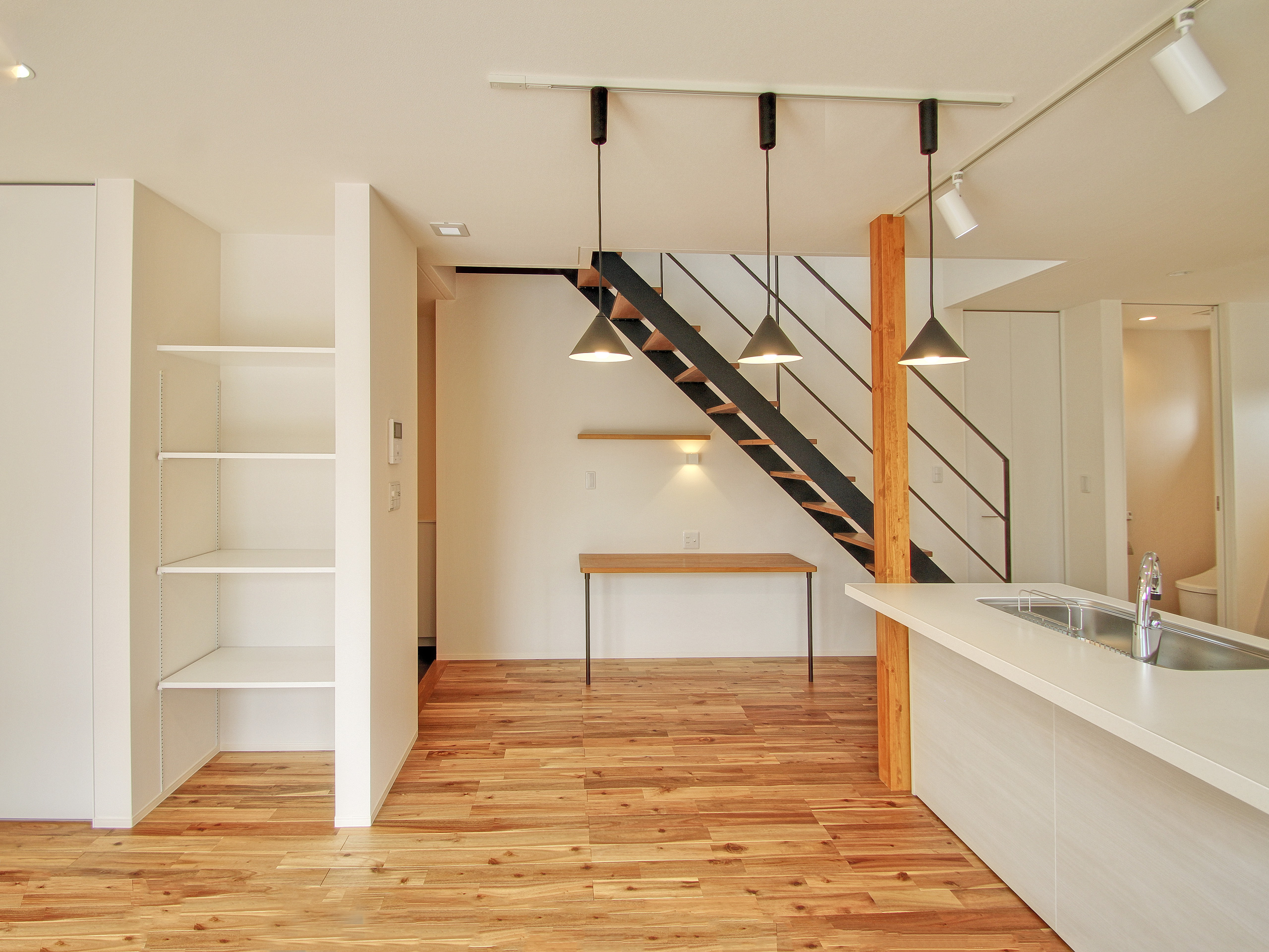 Free space under stair