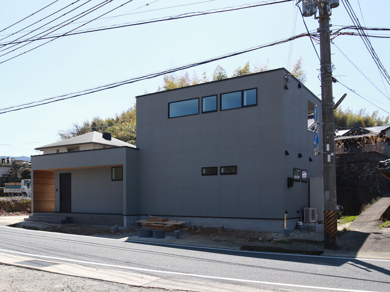 グレート木製サイディング（木板貼りのデザイン住宅）