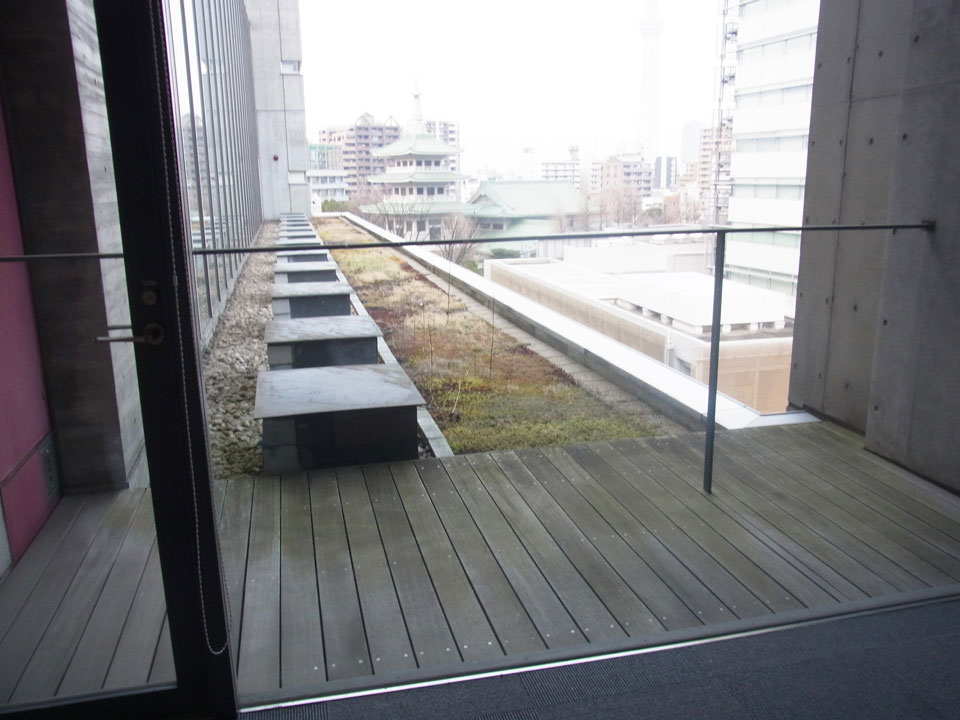 オフィス 応接室 屋上庭園