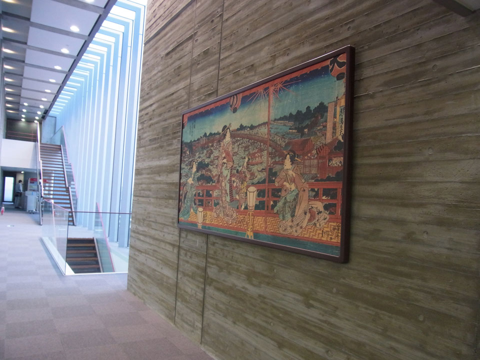 オフィス 吹抜け 階段ホール デザイン
