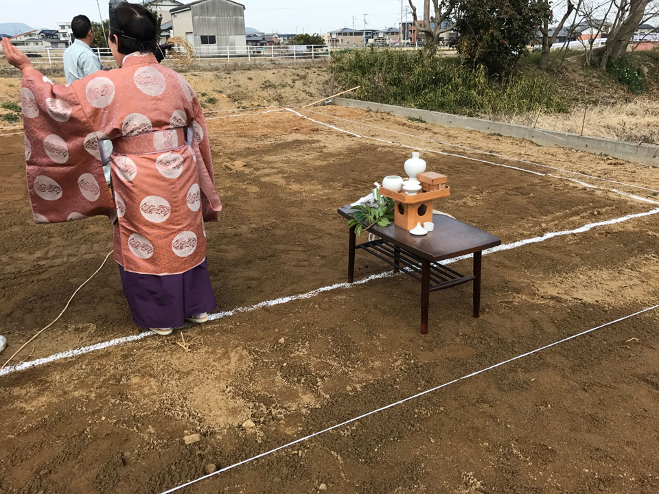 地鎮祭 井戸の祓い