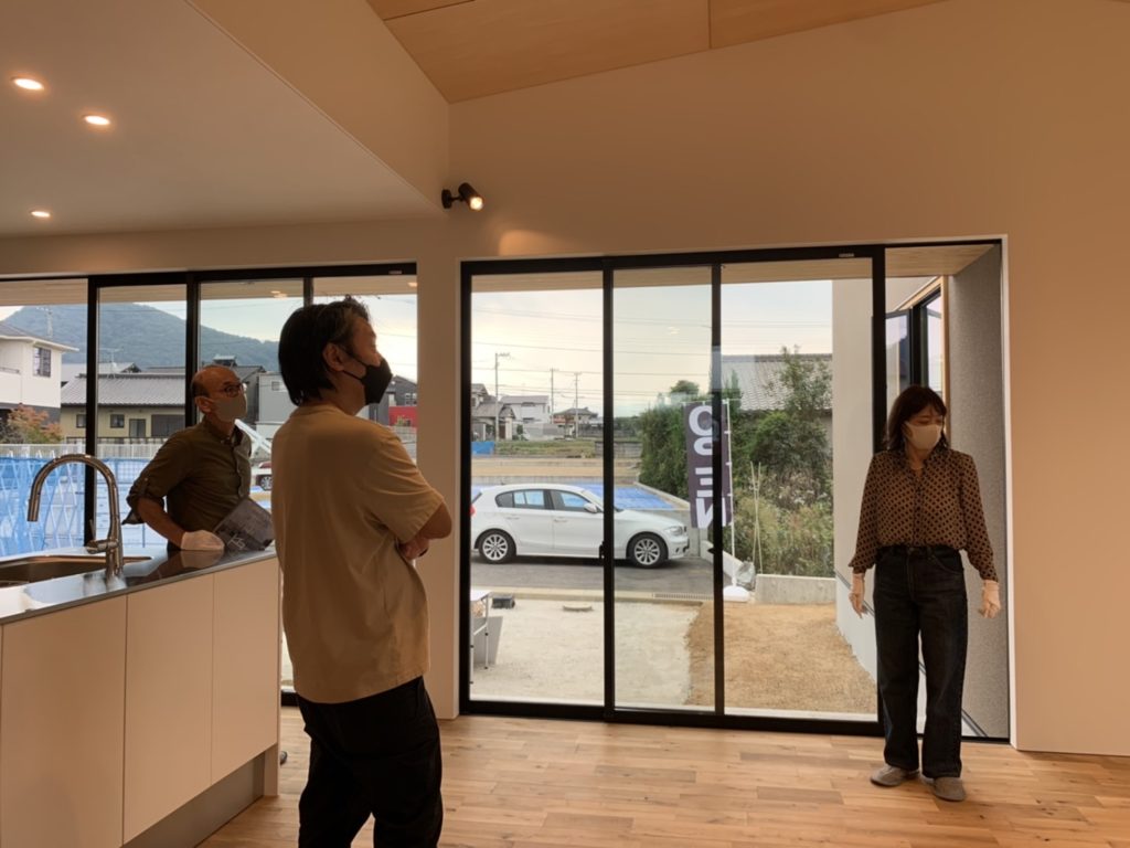 香川県高松市仏生山 オープンハウス 準備の様子 建築家設計 KAWAZOE-ARCHITECTS
