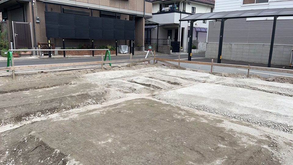 香川県高松市桜町の家｜砕石敷による地盤の安定化