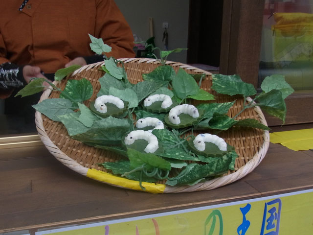 富岡製糸場の蠶のチョコ