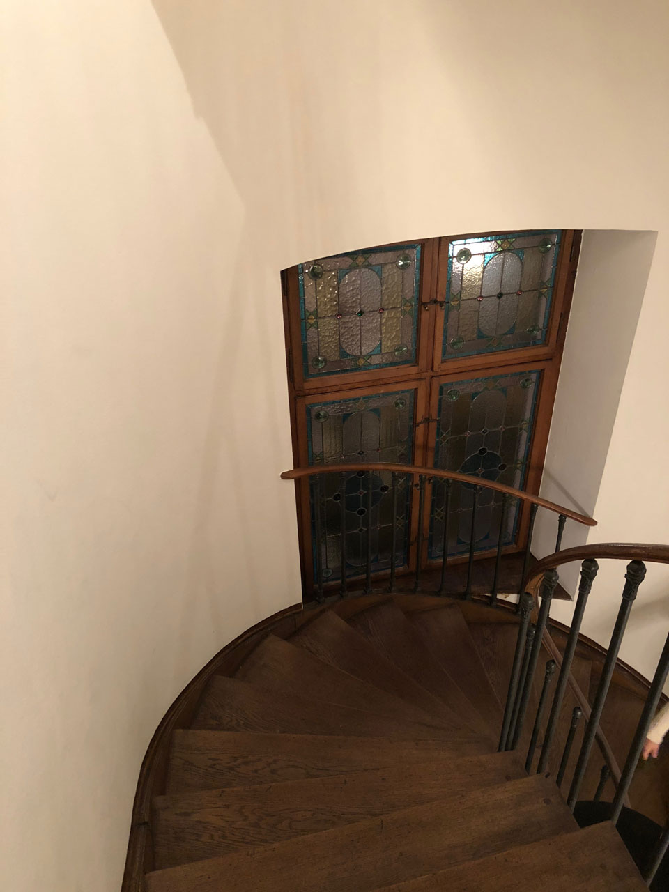 トイフェルホフホテルの螺旋階段
