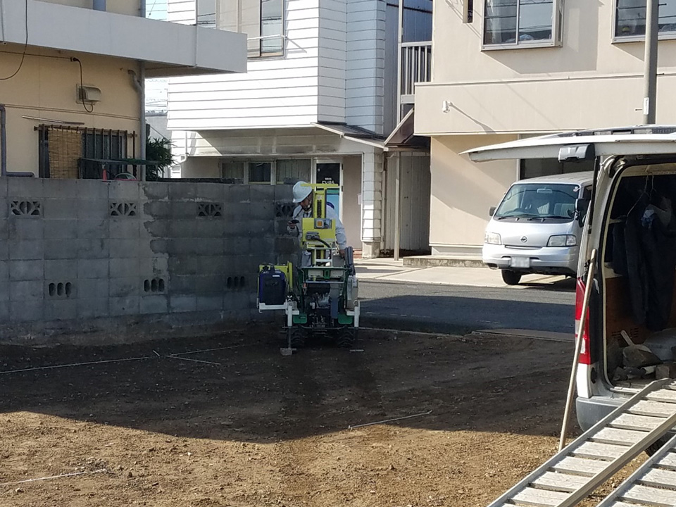 香川県高松の家の地盤調査